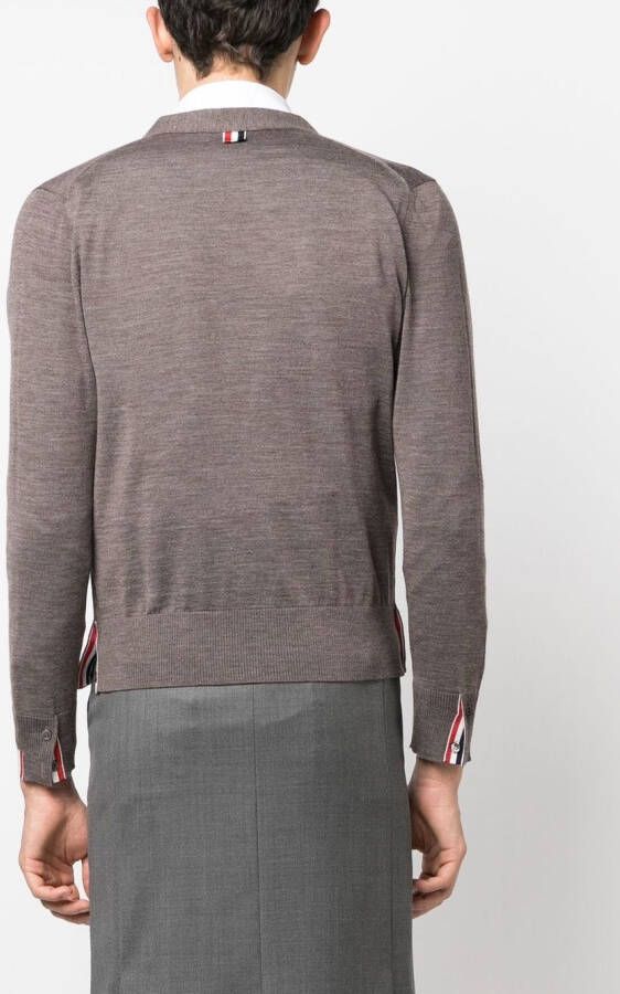 Thom Browne Button-up vest Bruin