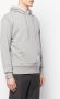 Thom Browne Center-Back Stripe Loopback gebreide trui met capuchon Grijs - Thumbnail 3