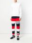 Thom Browne Center-Back Stripe Loopback Knit Pullover Hoodie Wit - Thumbnail 2