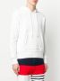 Thom Browne Center-Back Stripe Loopback Knit Pullover Hoodie Wit - Thumbnail 3