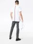 Thom Browne Center-Back Stripe Relaxed Fit Short Sleeve Pique Polo Wit - Thumbnail 2