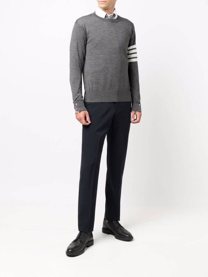 Thom Browne Trui met ronde hals Grijs
