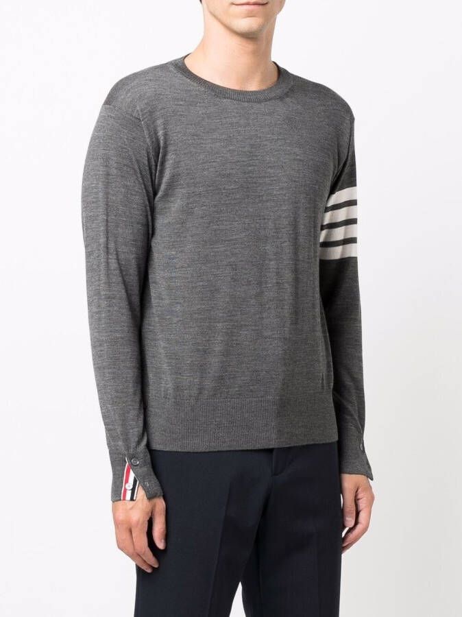 Thom Browne Trui met ronde hals Grijs