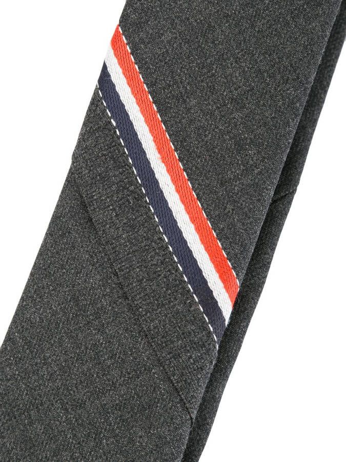 Thom Browne "Classic Necktie With Seamed In Red Grijs
