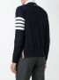 Thom Browne Classic V-neck Cardigan In Fine Merino Wool Blauw - Thumbnail 4