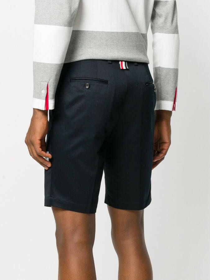 Thom Browne Cotton Twill Unconstructed Chino Trouser Blauw