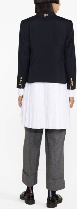 Thom Browne Cropped blazer Blauw