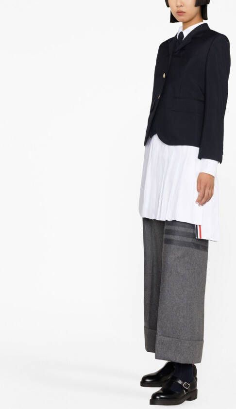 Thom Browne Cropped blazer Blauw
