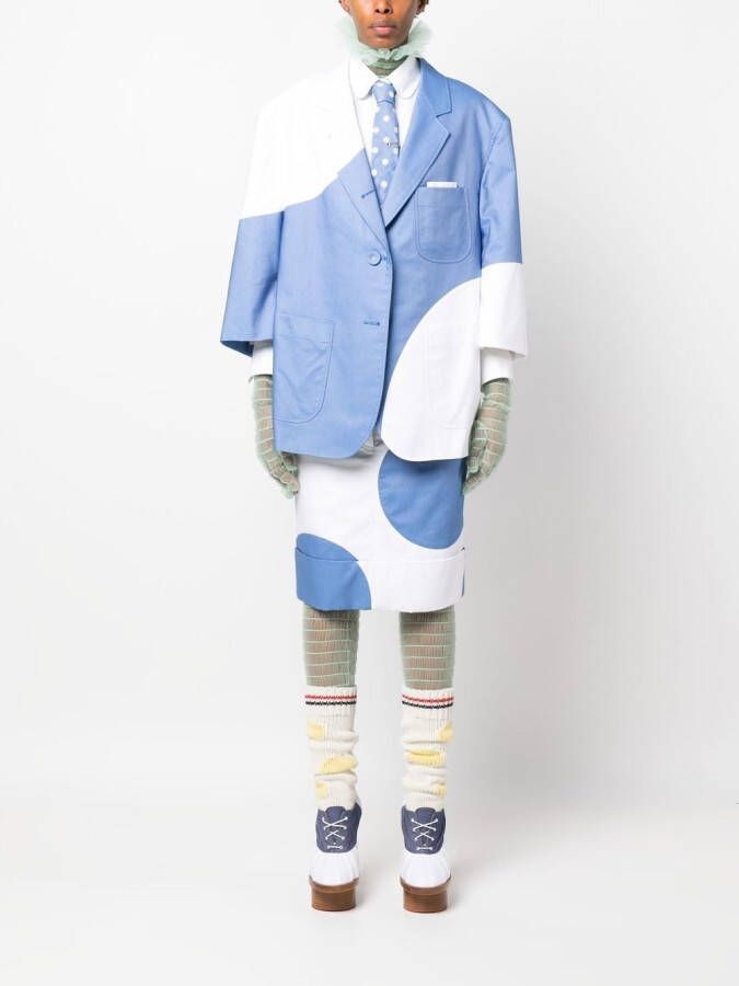 Thom Browne Cropped blouse Wit