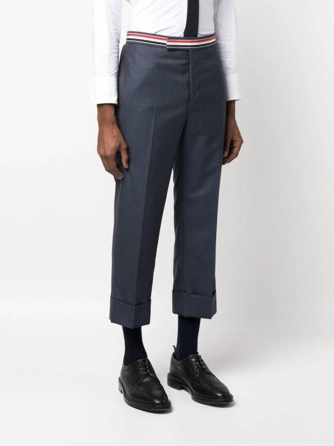 Thom Browne Cropped broek Blauw