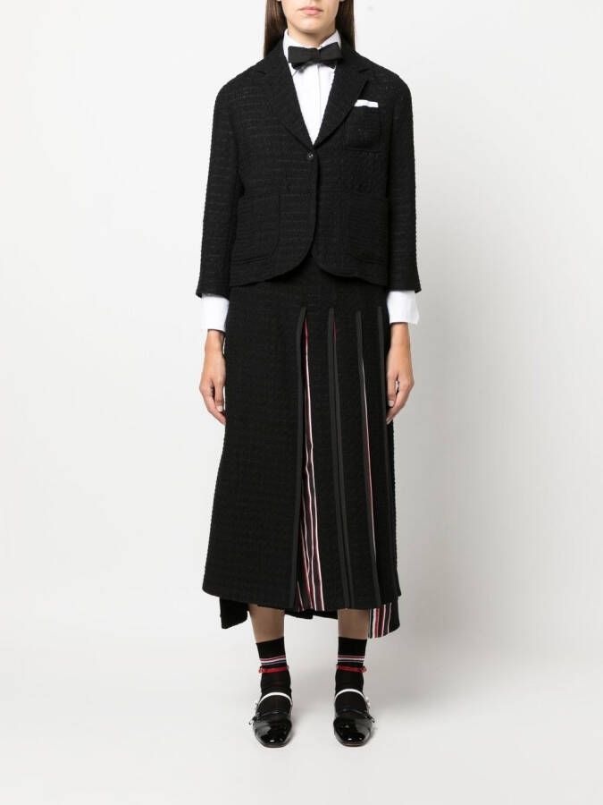 Thom Browne Tweed jack Zwart