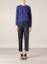 Thom Browne cropped tailored trousers Blauw - Thumbnail 5