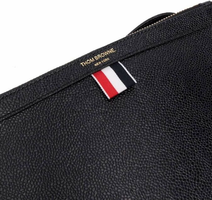 Thom Browne Crossbody documentenmap Zwart