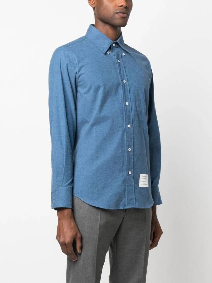 Thom Browne Denim overhemd Blauw