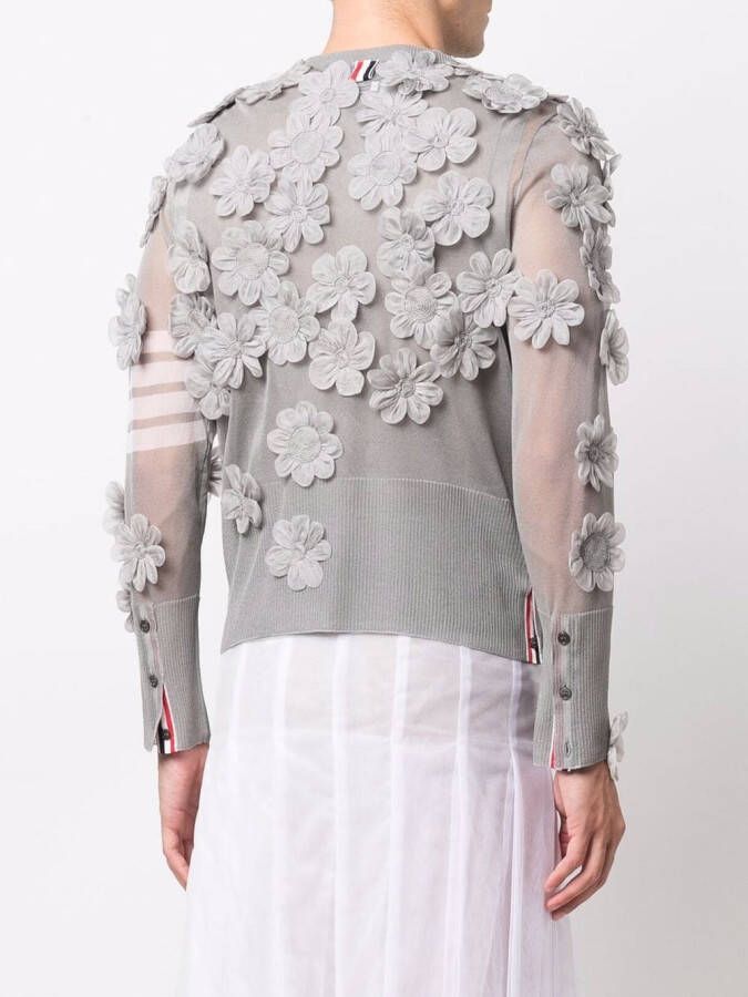Thom Browne Doorzichtig vest Grijs