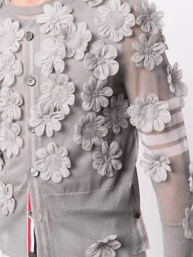 Thom Browne Doorzichtig vest Grijs