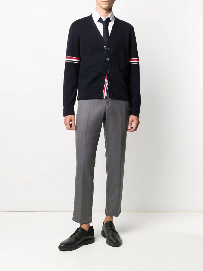 Thom Browne Driekleurig vest Blauw