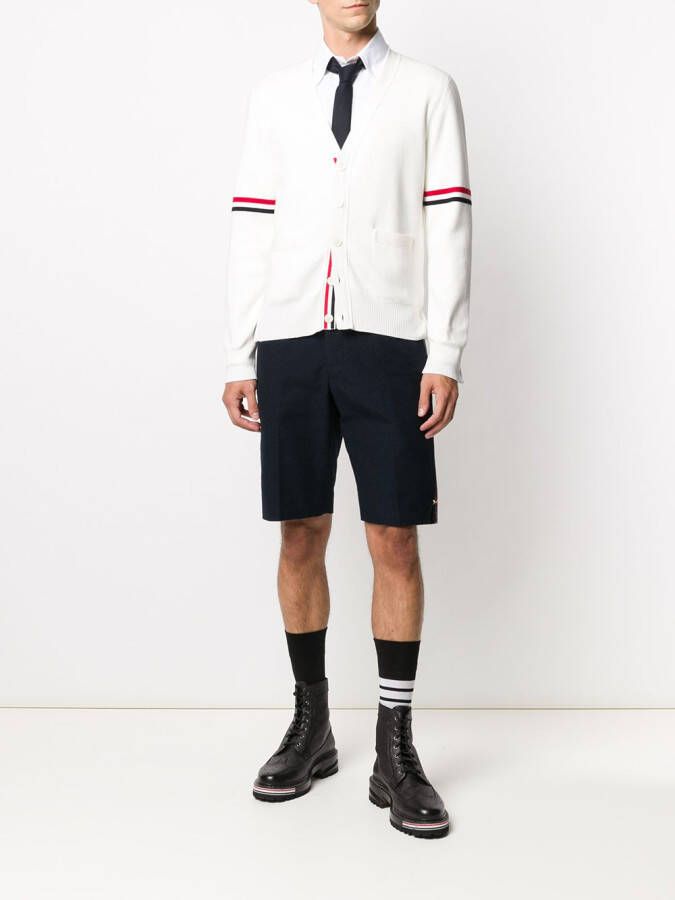 Thom Browne Driekleurig vest Wit