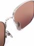 Thom Browne Eyewear Zonnebril met vierkant montuur Zilver - Thumbnail 3