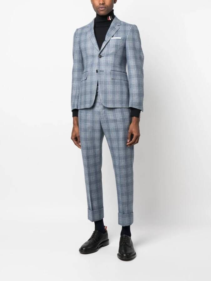 Thom Browne Fijngebreide coltrui Blauw