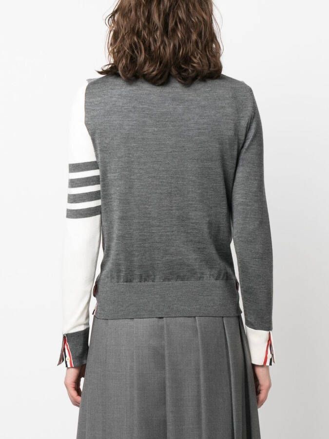Thom Browne Fijngebreide trui Grijs