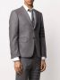 Thom Browne 4-Bar blazer met enkele rij knopen Grijs - Thumbnail 3