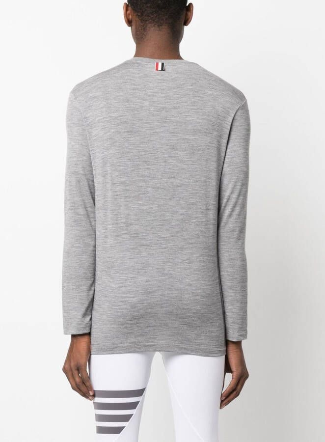 Thom Browne Gebreide trui Grijs