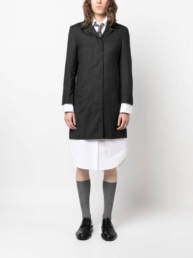 Thom Browne Gelaagde jurk Grijs