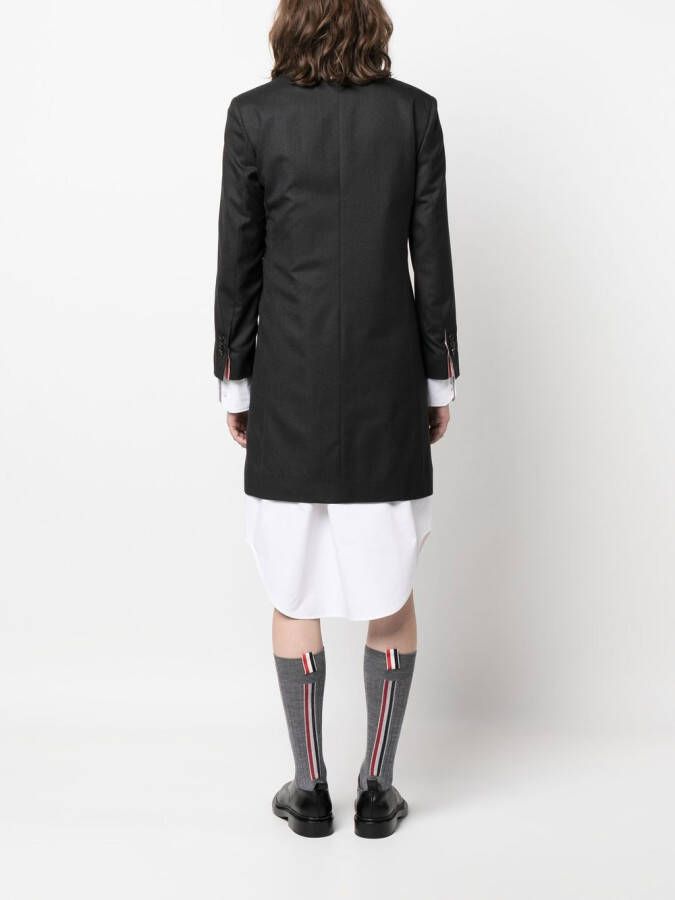 Thom Browne Gelaagde jurk Grijs