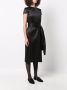 Thom Browne Geplooide midi-jurk Zwart - Thumbnail 3