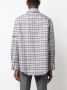 Thom Browne Geruit overhemd Grijs - Thumbnail 4