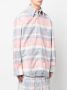 Thom Browne Geruit overhemd Roze - Thumbnail 3
