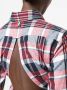 Thom Browne Geruite blouse Rood - Thumbnail 5