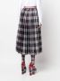 Thom Browne Geruite plooirok Blauw - Thumbnail 4