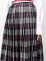 Thom Browne Geruite plooirok Blauw - Thumbnail 5