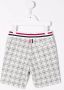 Thom Browne Kids Geruite shorts Wit - Thumbnail 2