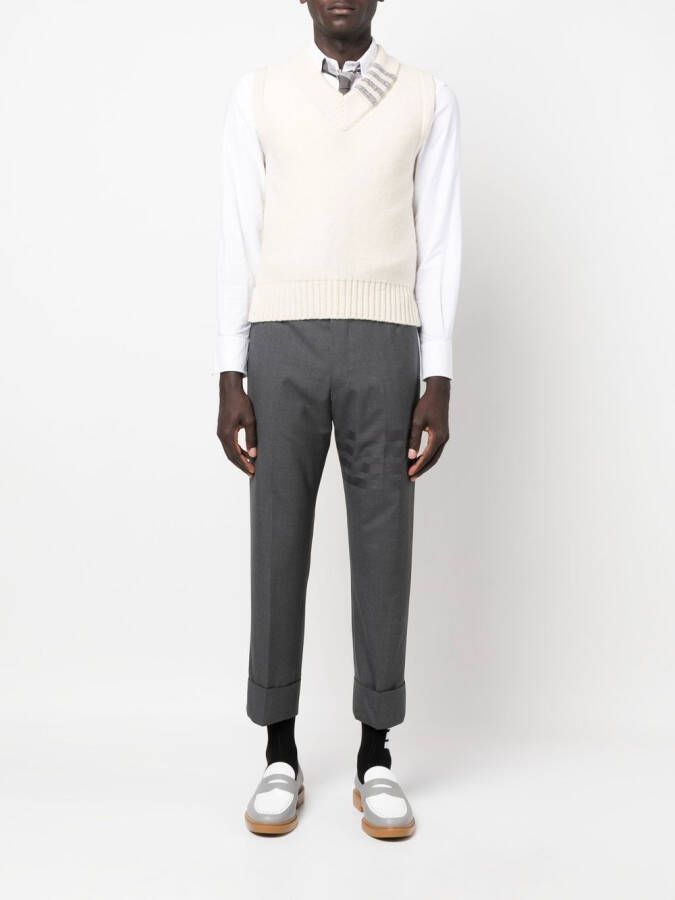 Thom Browne Gestreept gilet Wit