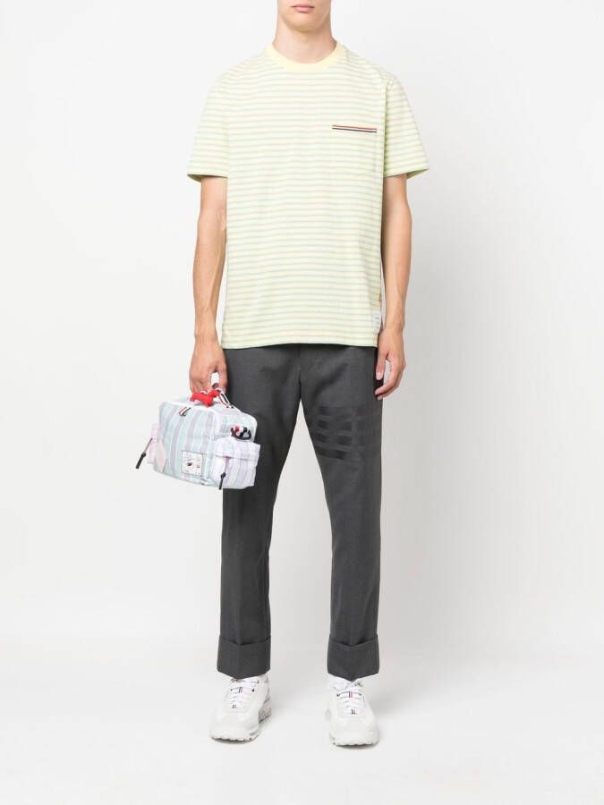 Thom Browne Gestreept T-shirt Groen