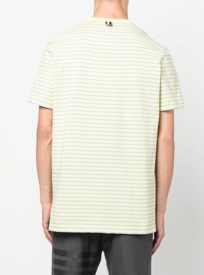 Thom Browne Gestreept T-shirt Groen