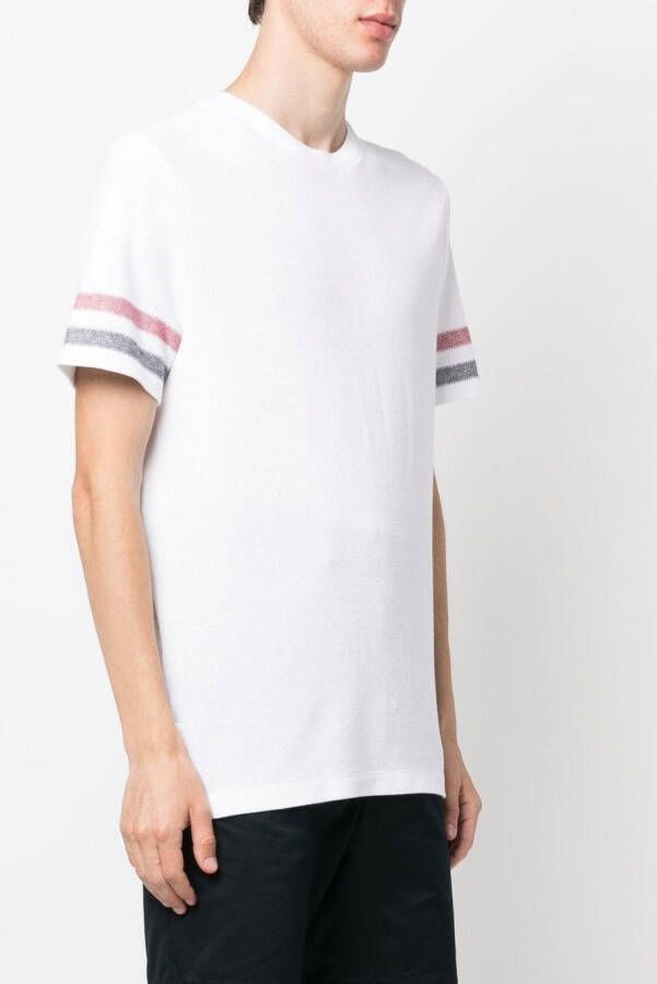 Thom Browne Gestreept T-shirt Wit