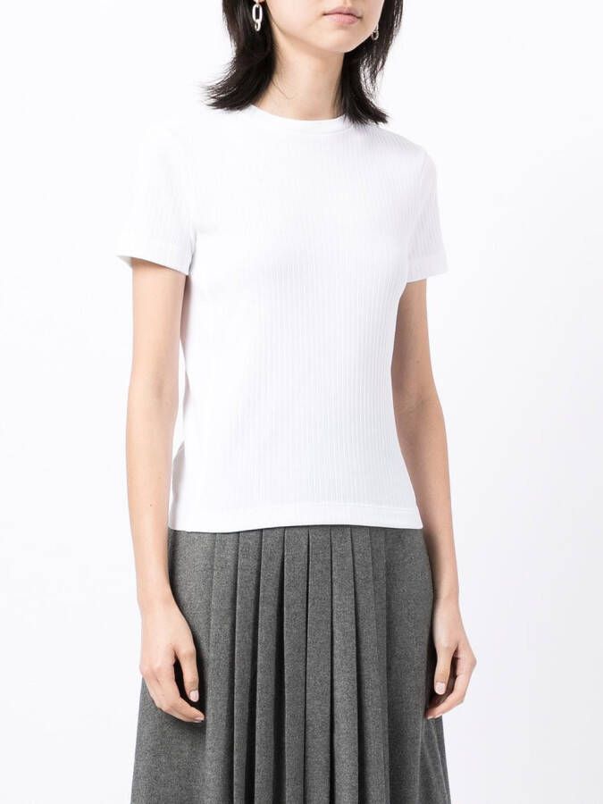 Thom Browne Gestreept T-shirt Wit