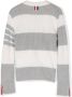 Thom Browne Kids Gestreept vest Grijs - Thumbnail 2