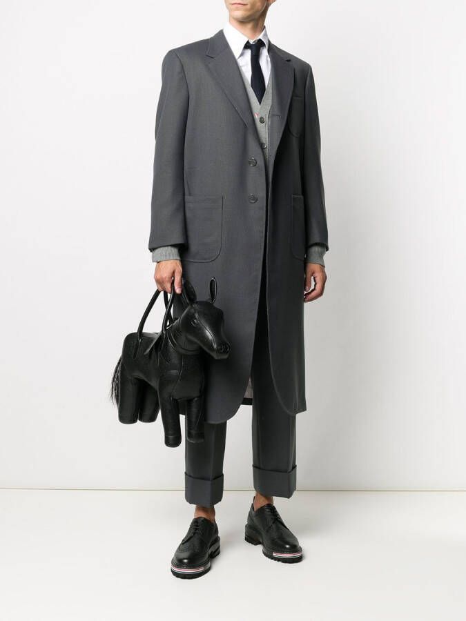 Thom Browne Gestreept vest Grijs