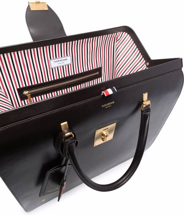 Thom Browne Gestructureerde box-tas Bruin
