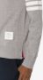 Thom Browne grey Classic Sweatshirt With Engineered 4-Bar In Classic Loop Back Grijs - Thumbnail 5