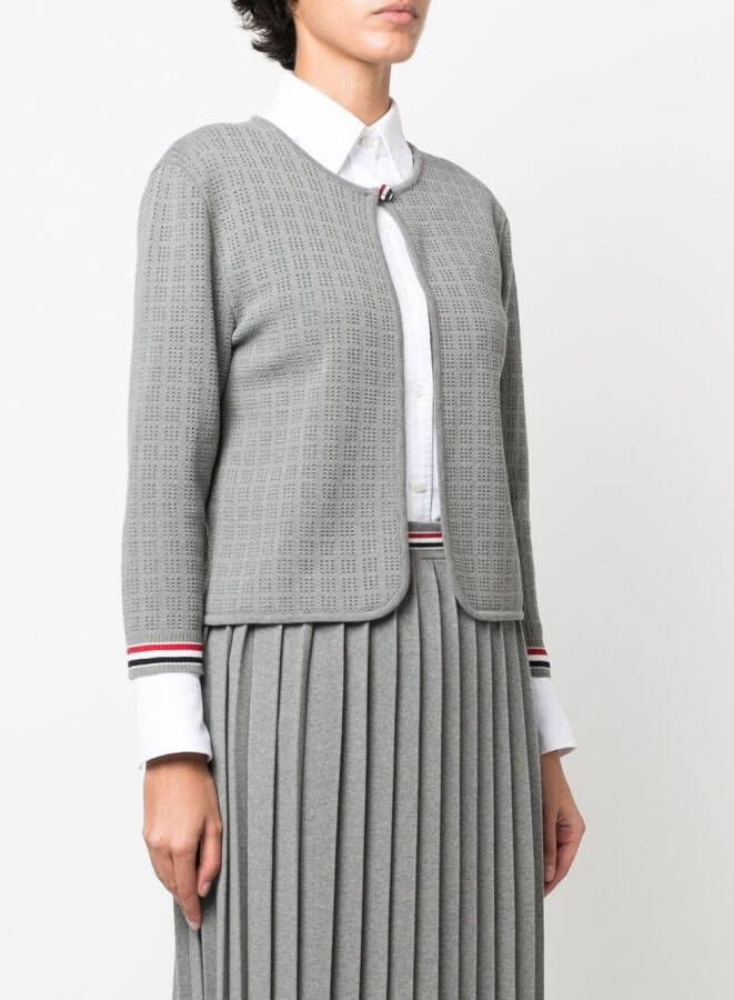 Thom Browne Cropped vest Grijs