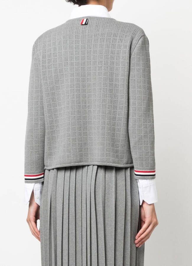 Thom Browne Cropped vest Grijs