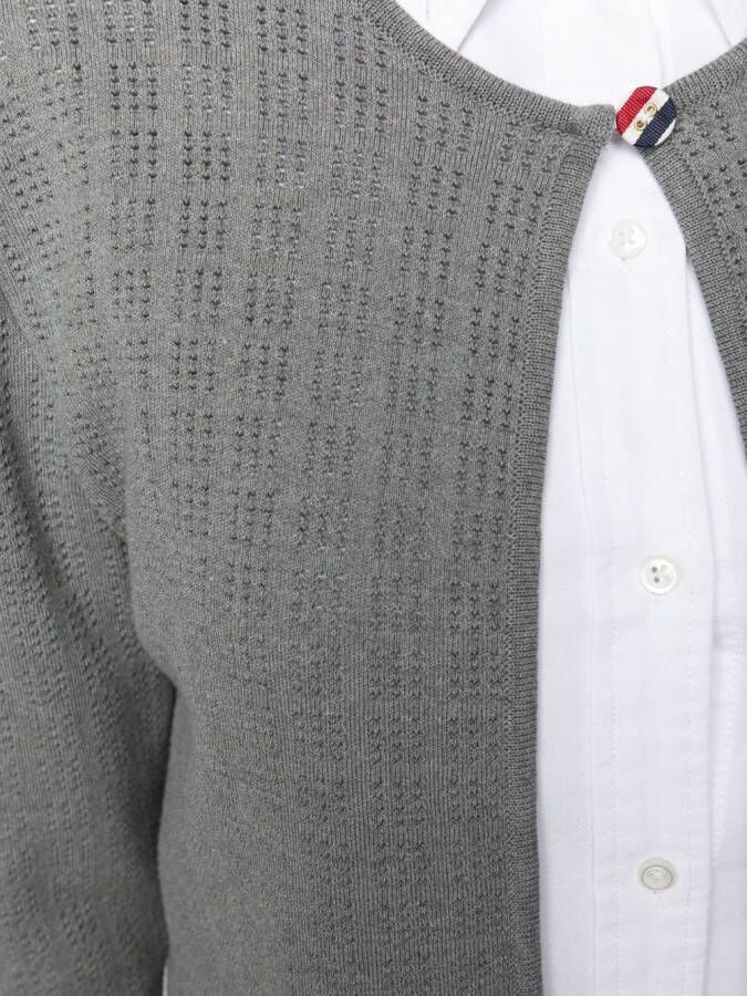 Thom Browne Cropped vest Grijs