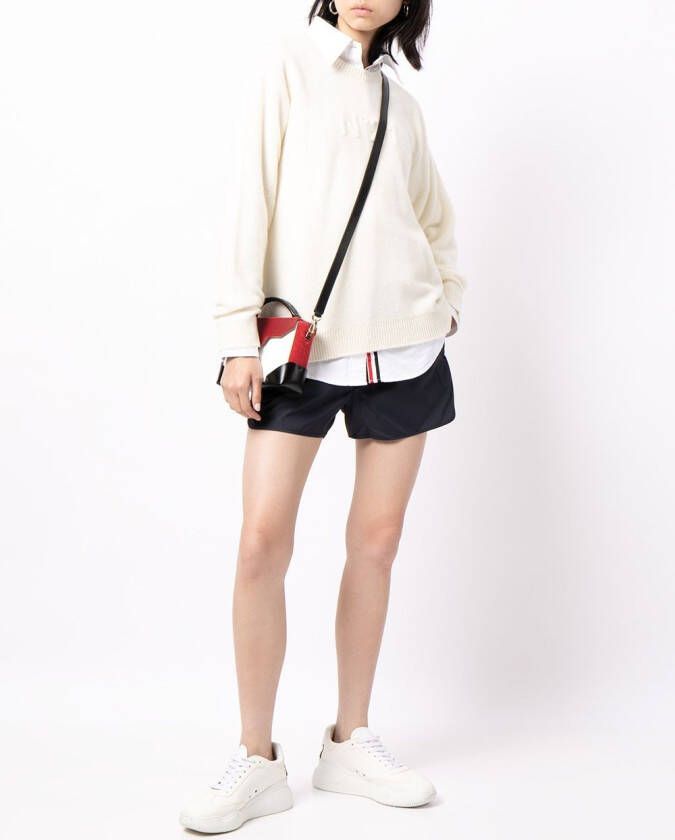 Thom Browne Hardloopshorts Blauw