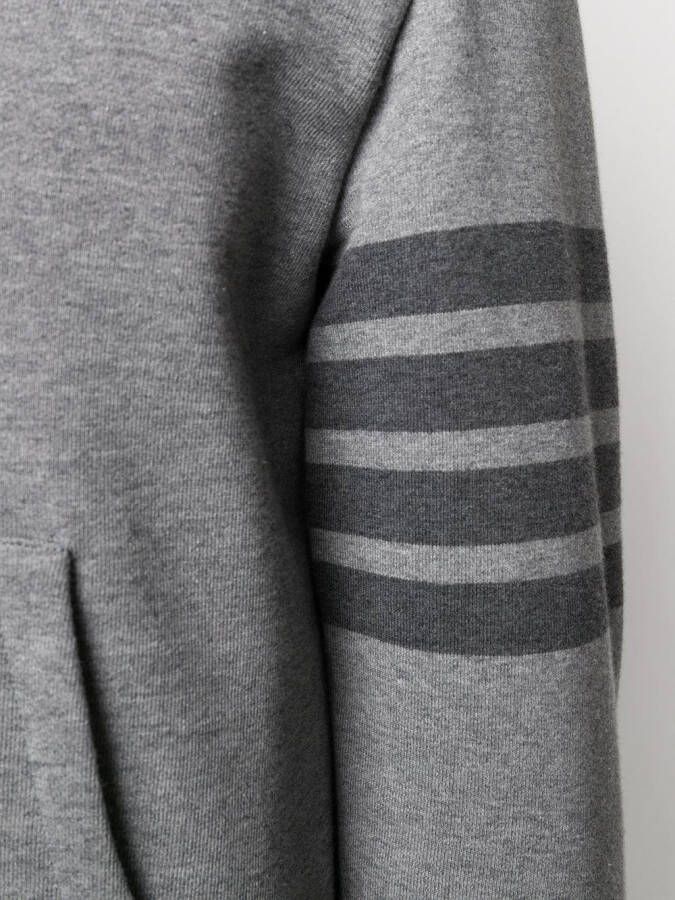 Thom Browne Hoodie met rits Grijs